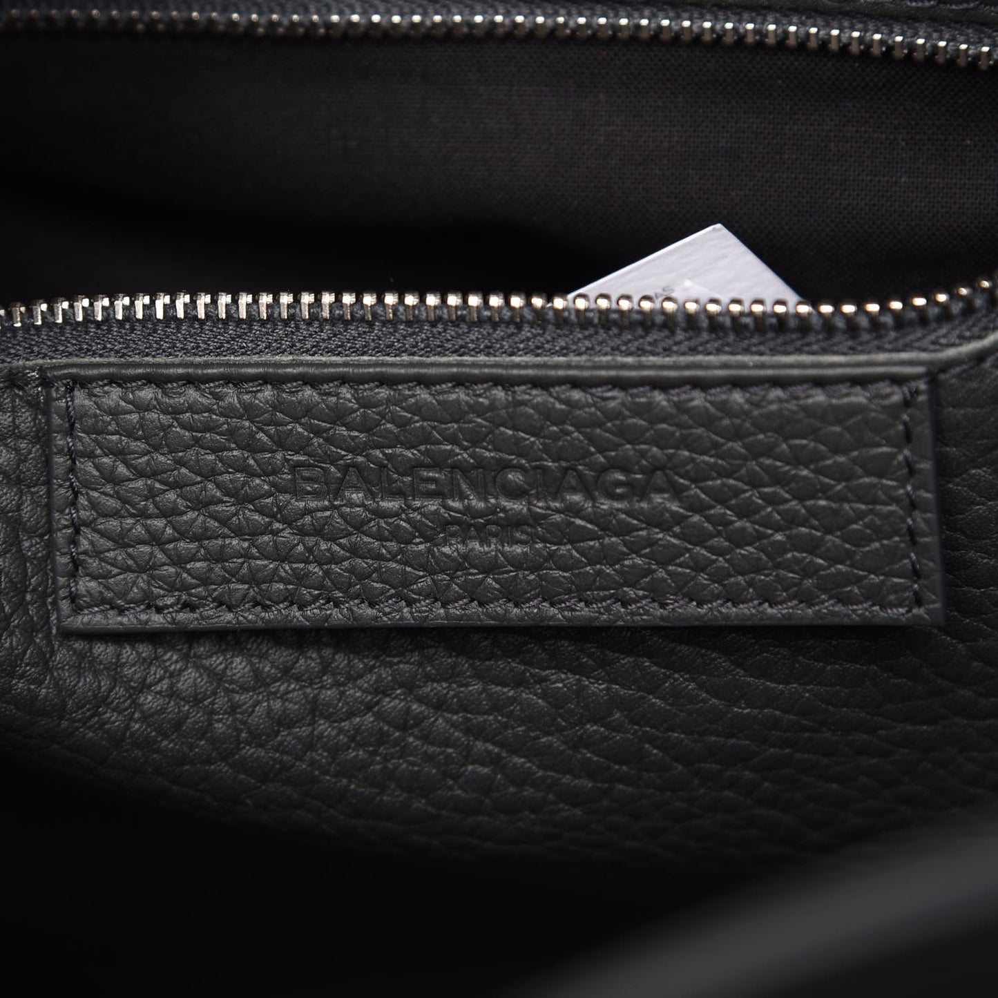Veau Grana Perforated Blackout Hardware City Gris Fossile