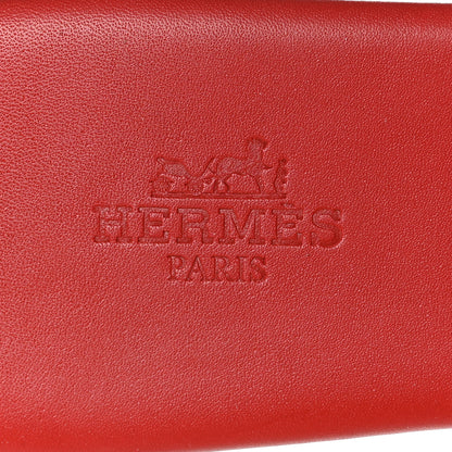 Hermes Calfskin Lisboa Sandals 36 Jasper Rouge 6 of 7