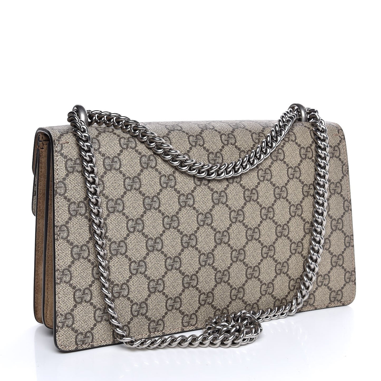 GG Supreme Monogram Small Dionysus Shoulder Bag Taupe