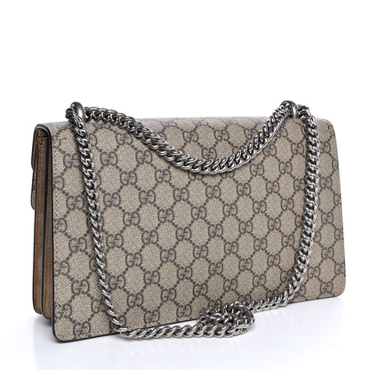 Gucci GG Supreme Monogram Small Dionysus Shoulder Bag Taupe 3 of 7