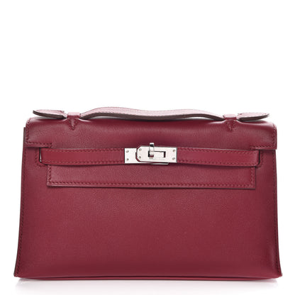 Hermes Swift Kelly Pochette Clutch Rubis 1 of 13