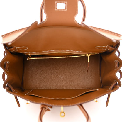 Hermes Togo Birkin 25 Gold 5 of 12