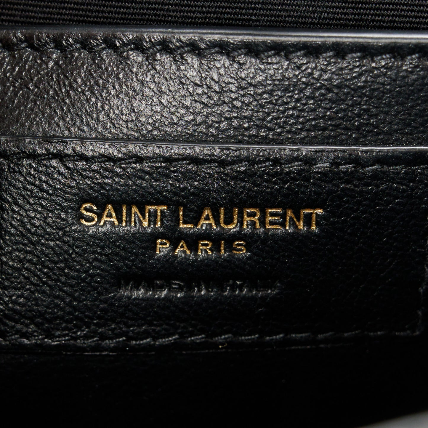 Lambskin Mixed Matelasse Triquilt Small Monogram Satchel Black