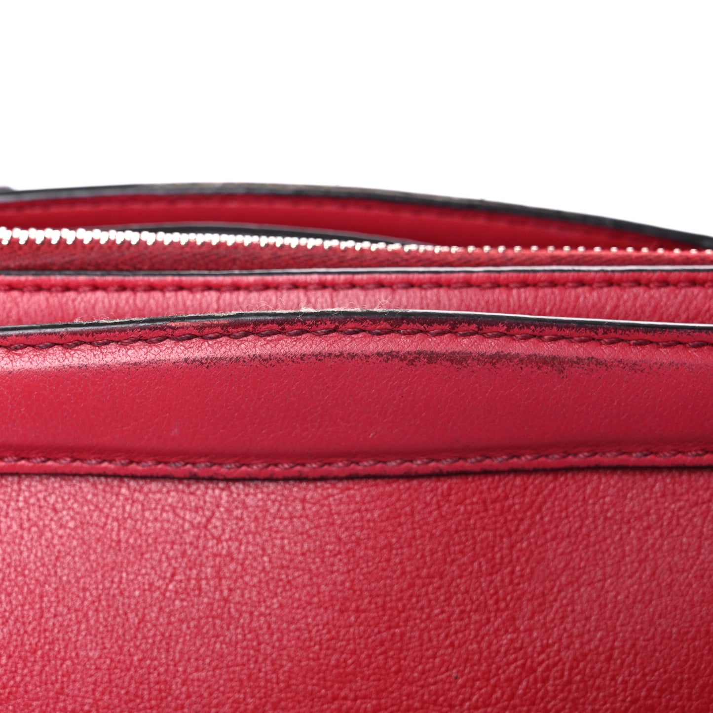 Vitello Dolce Marmol Large By The Way Boston Bag Ciliegia