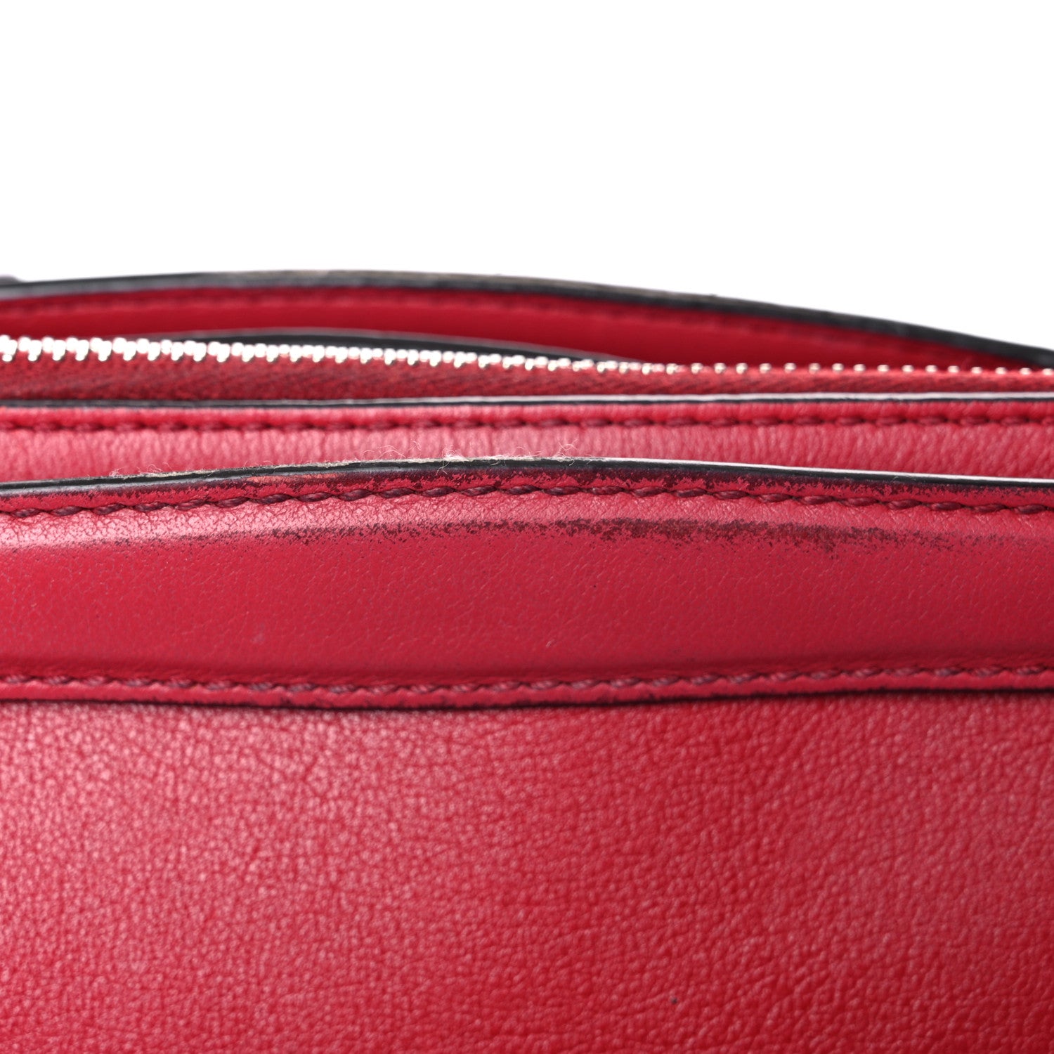 Fendi Vitello Dolce Marmol Large By The Way Boston Bag Ciliegia 24 of 32