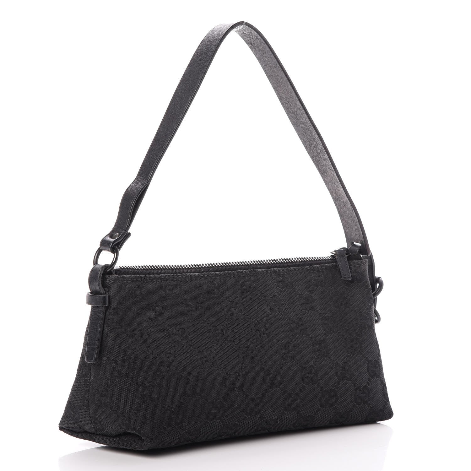 Gucci Monogram Pochette Black 269124 – FASHIONPHILE
