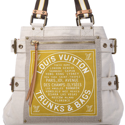 Louis Vuitton Toile Globe Shopper Cabas MM Yellow 10 of 10
