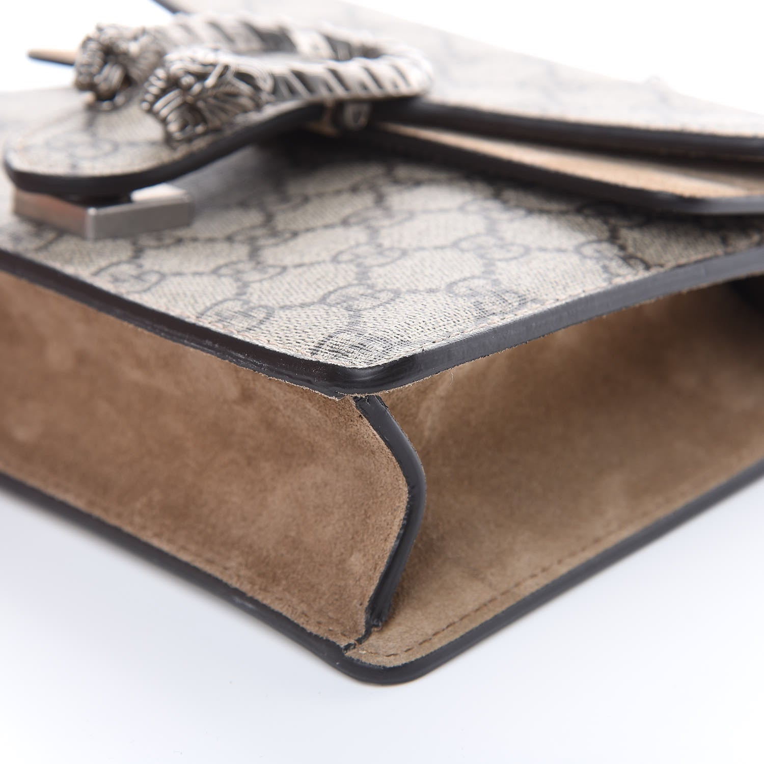 Gucci GG Supreme Monogram Mini Dionysus Shoulder Bag Taupe 10 of 11