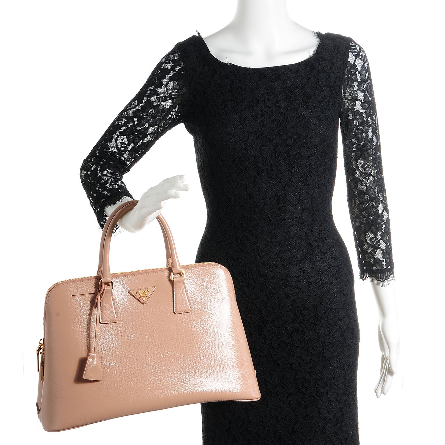 Saffiano Vernice Promenade Tote Cammeo