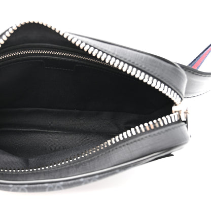 Gucci Soft GG Supreme Monogram Web Belt Bag Black Grey 5 of 10