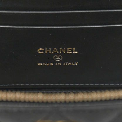 Chanel Shiny Caviar Quilted Pick Me Up Vanity Case Black 7 of 12