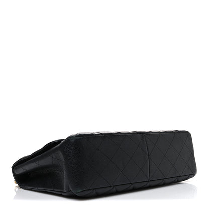 Chanel Caviar Quilted Jumbo Single Flap Black 4 of 11