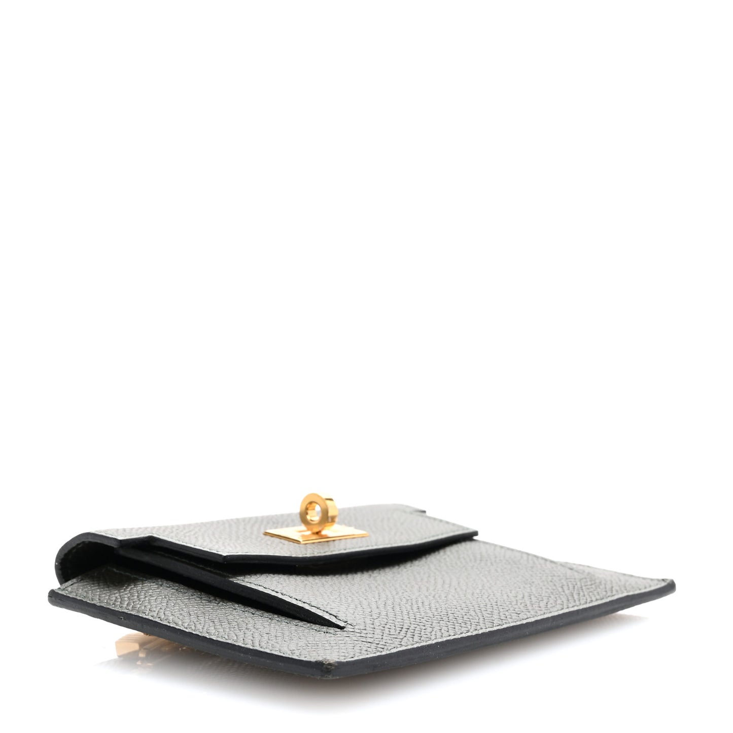 Epsom Kelly Pocket Compact Wallet Vert De Gris
