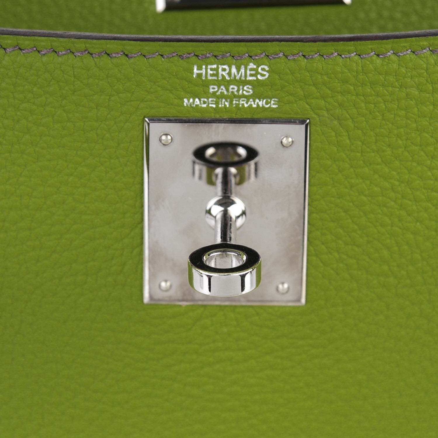 Hermes Taurillon Clemence Kelly Retourne 28 Vert Anis 11 of 27
