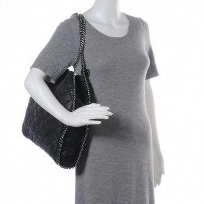 Stella McCartney Faux Leather Quilted Falabella Black 2 of 7