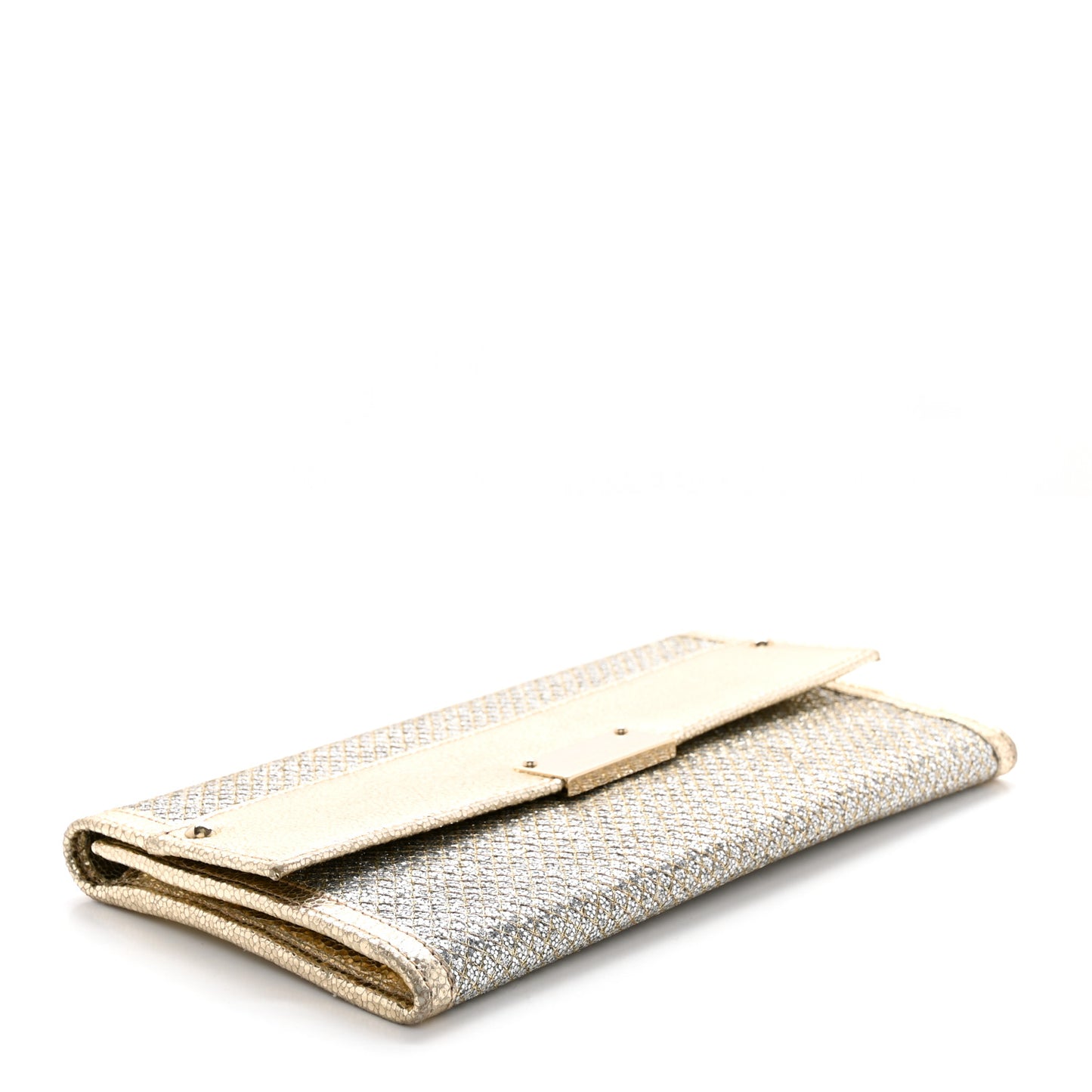 Glitter Fabric Reese Clutch Wallet Metallic