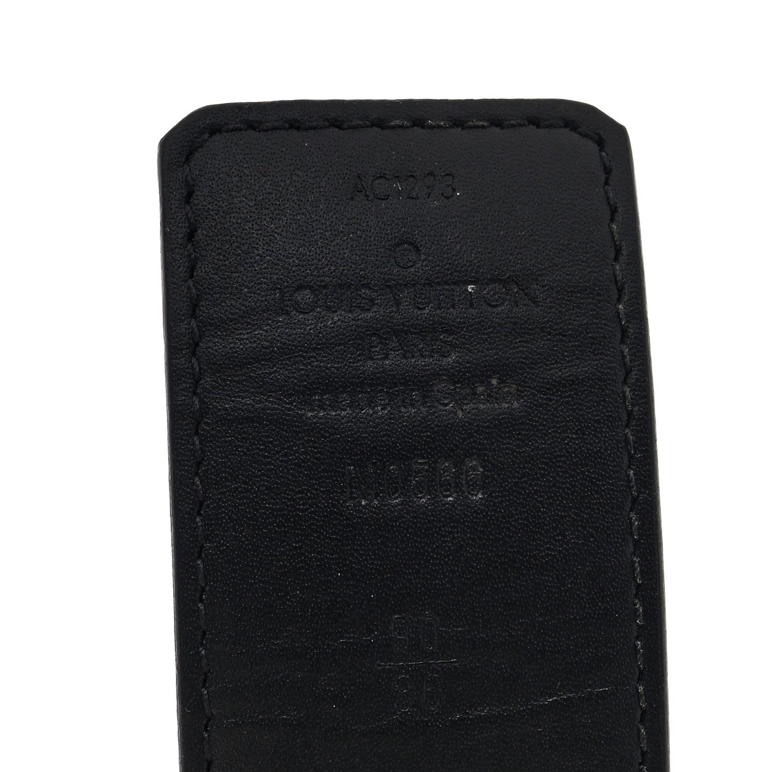 Louis Vuitton Calfskin Monogram 30mm LV Initiales Reversible Belt 90 36 Black 5 of 6