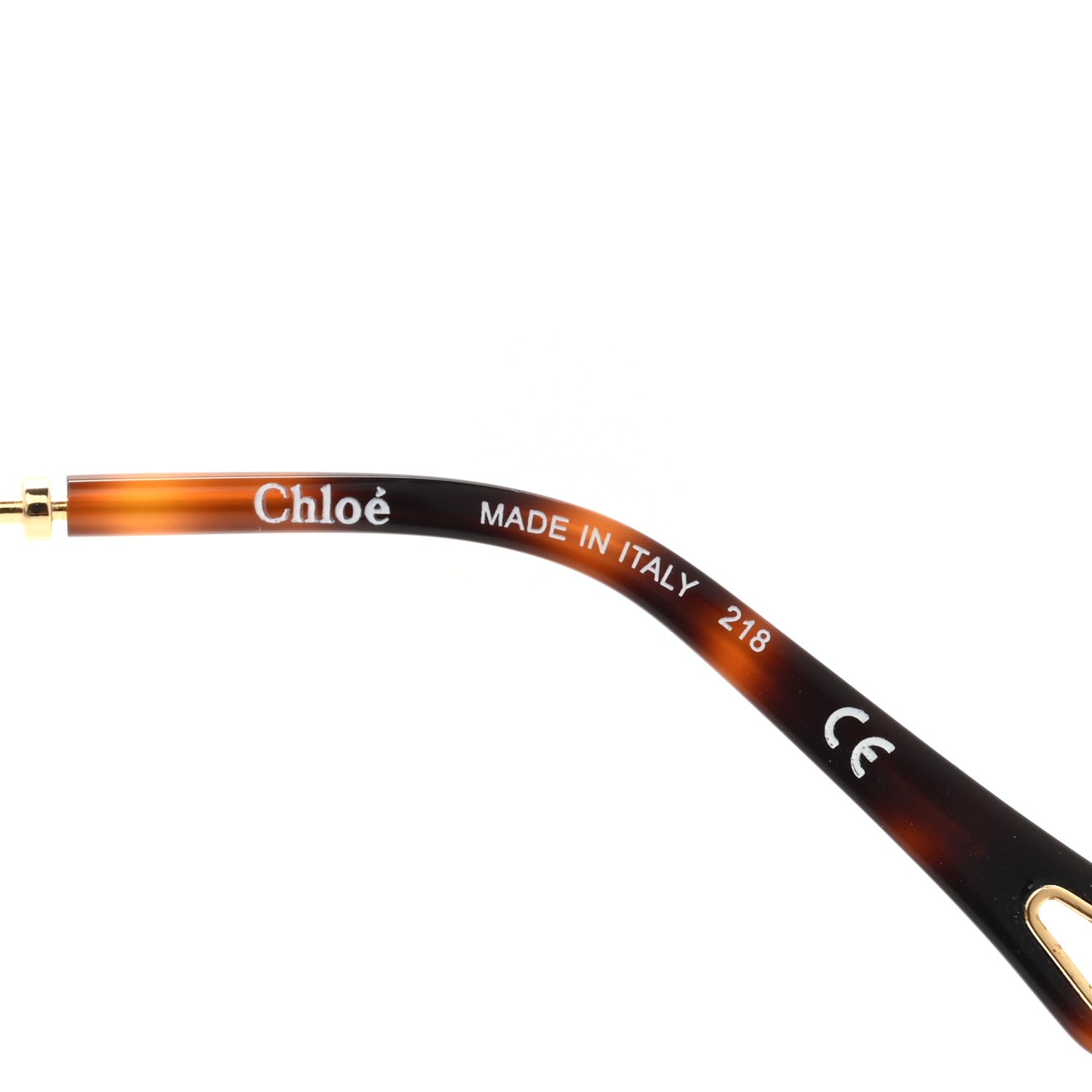 Chloe Octagonal Sunglasses CE132S Havana Brown 6 of 6