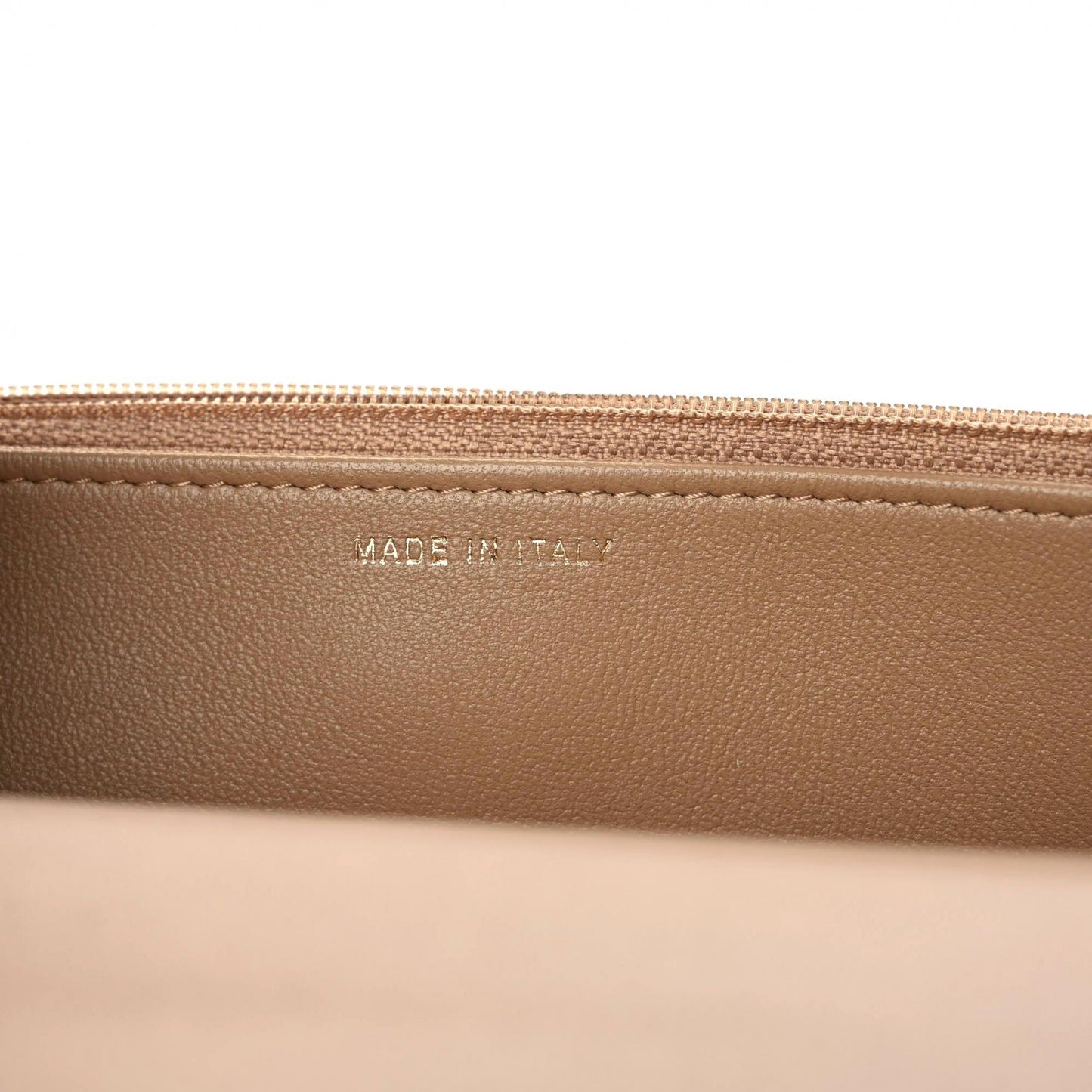 Lambskin Quilted Trendy CC Wallet On Chain WOC Beige