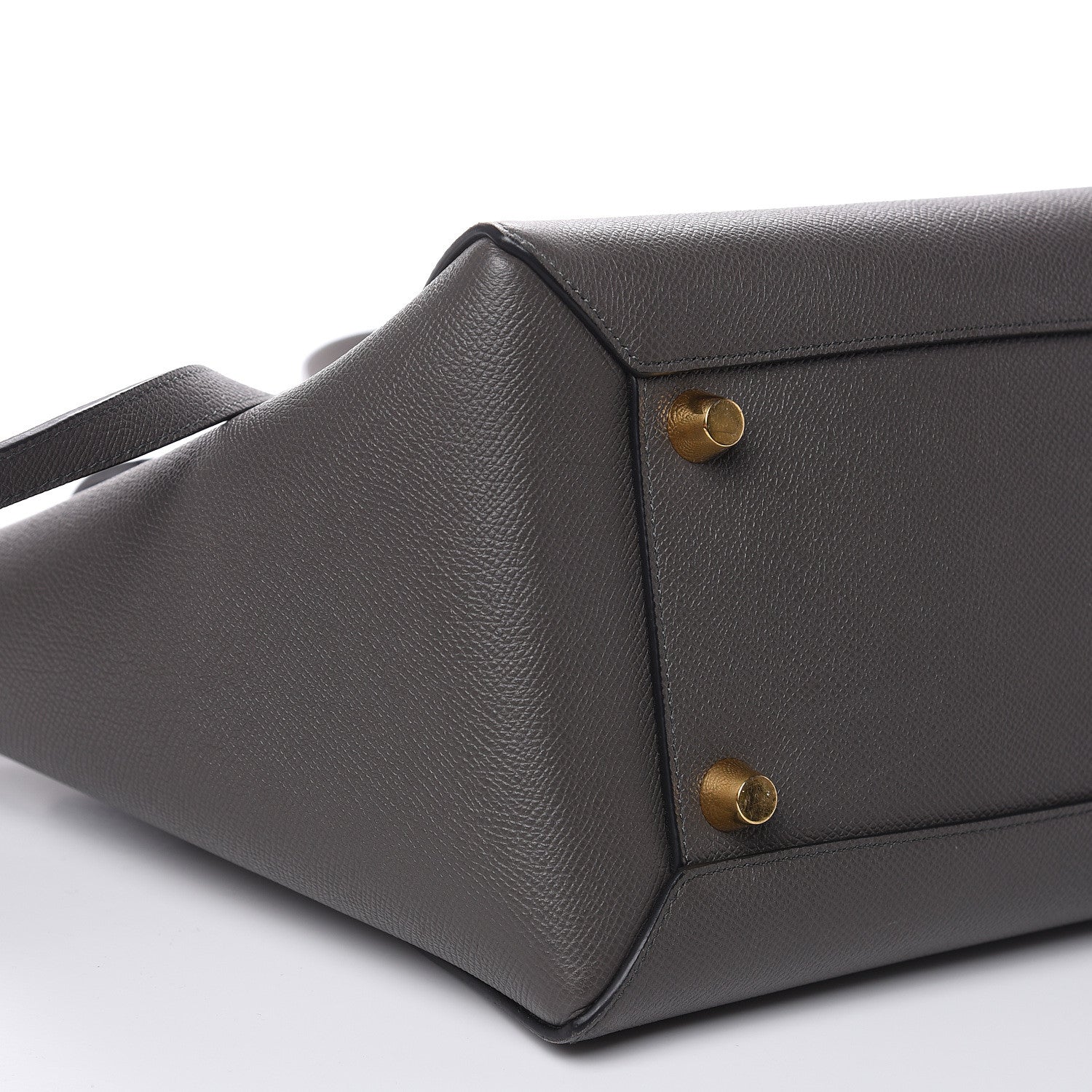 Celine Grained Calfskin Mini Belt Bag Grey 9 of 10
