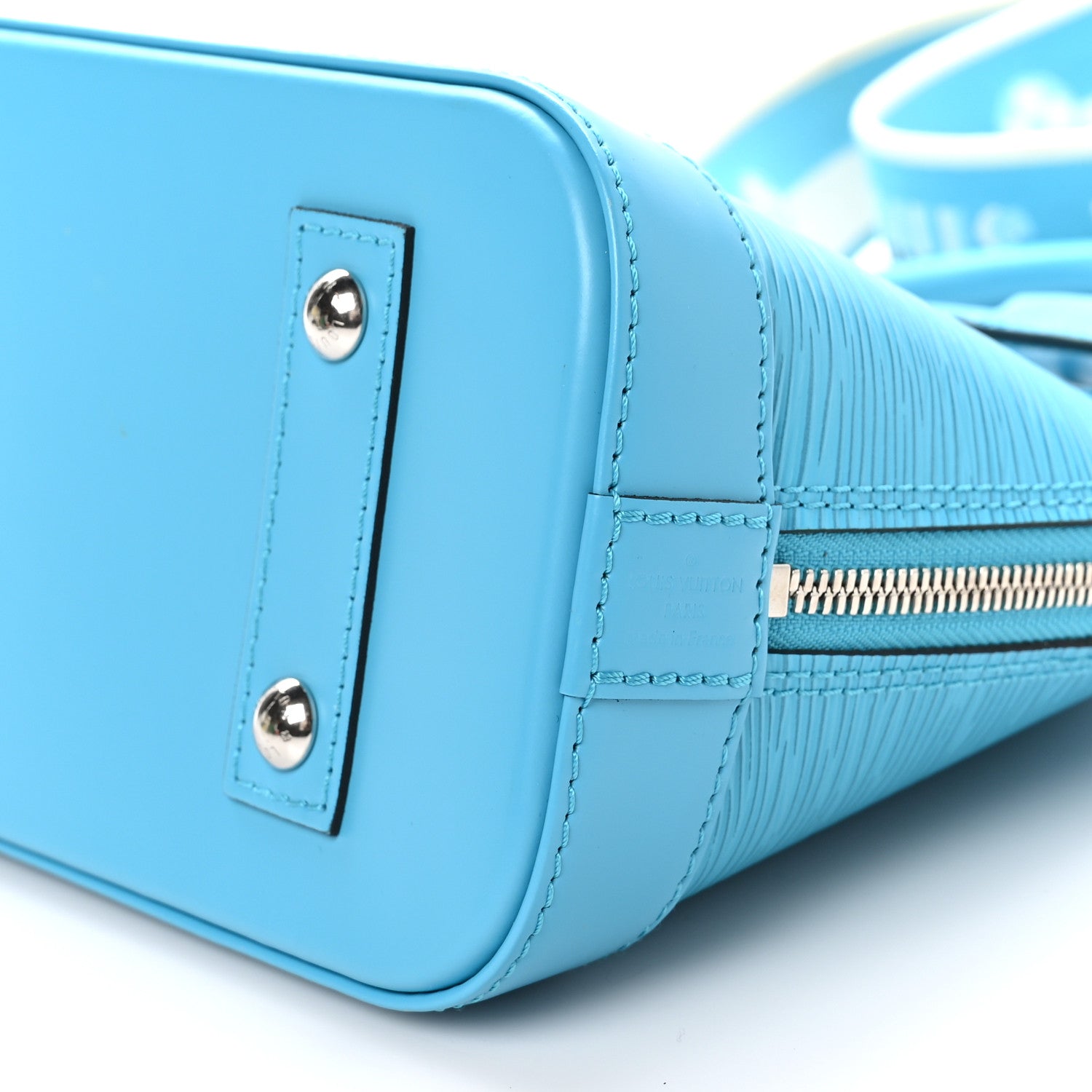 Louis Vuitton Epi Jacquard Alma BB Turquoise 10 of 10