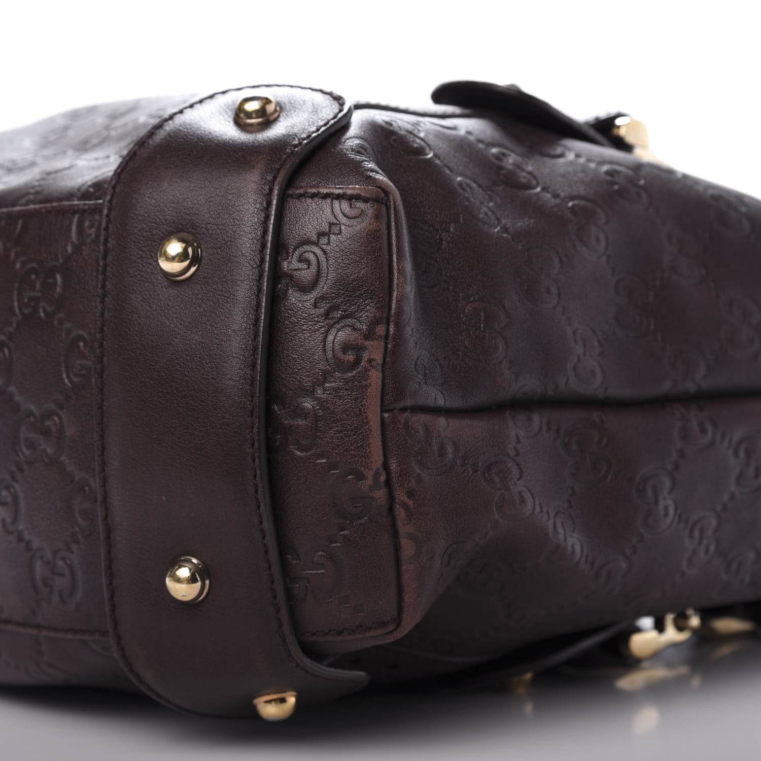 Gucci Guccissima Pelham Shoulder Bag Chocolate 7 of 15