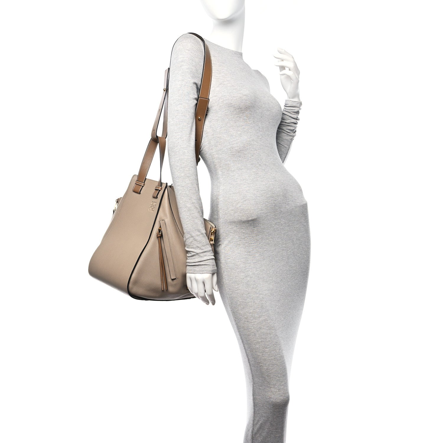 Loewe Calfskin Medium Hammock Shoulder Bag Sand Mink 2 of 9