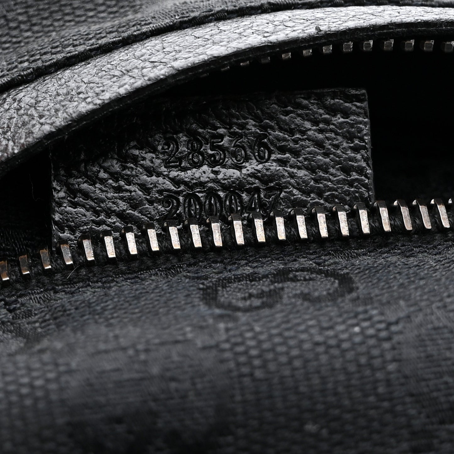 GG Monogram Double Pocket Belt Bag Black