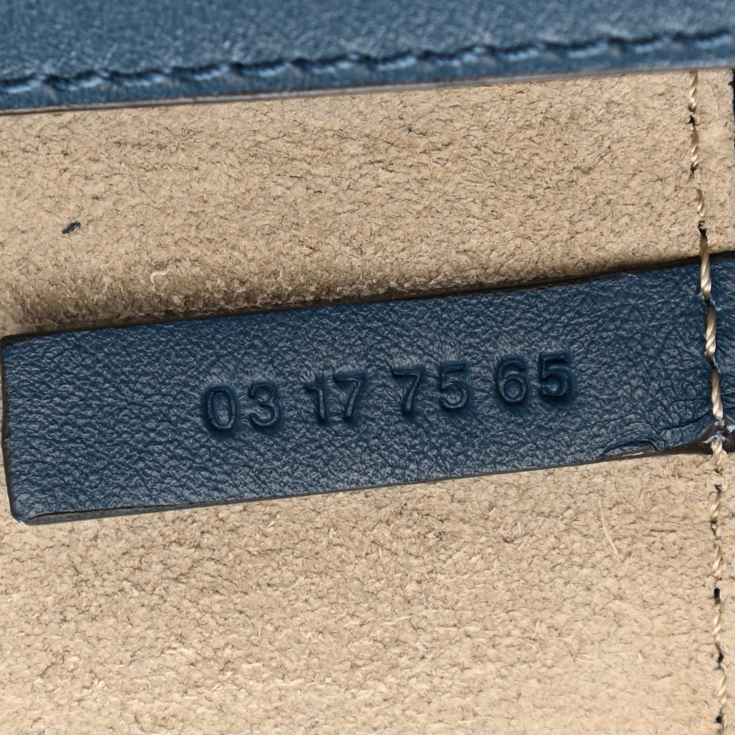 Suede Calfskin Mini Faye Shoulder Bag Majolica Blue