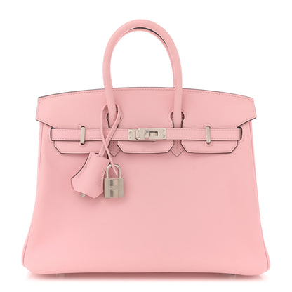 Hermes Swift Birkin 25 Rose Sakura 1 of 12