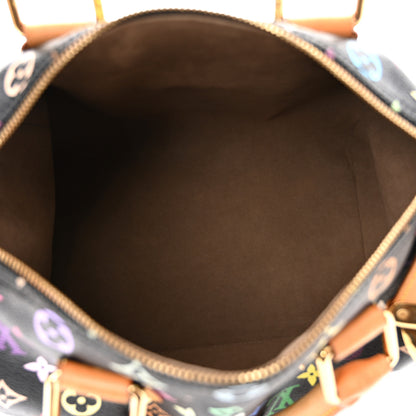 Louis Vuitton Monogram Multicolor Speedy 30 Black 5 of 9