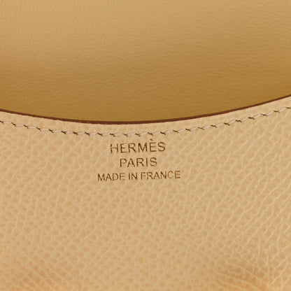 Hermes Epsom Constance Slim Wallet Jaune Poussin 7 of 10
