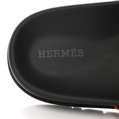 Hermes Suede Goatskin Womens Chypre Sandals 40 Rose Bois De Santal Rouge De Turin 7 of 8