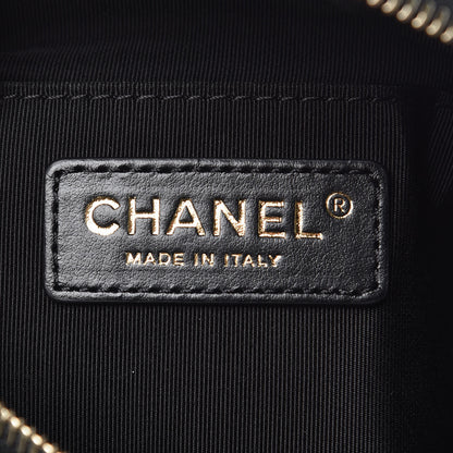Chanel Lambskin Quilted Waist Bag Fanny Pack Black 6 of 8