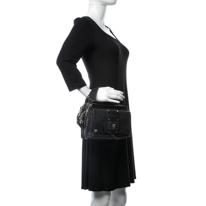 Versace Goatskin Small Stardvst Satchel Black 2 of 11