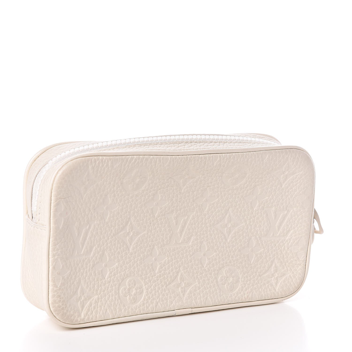 Louis Vuitton Taurillon Monogram Pochette Volga White 3 of 8