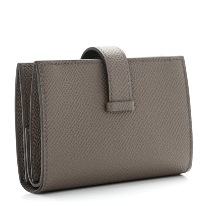 Hermes Epsom Bearn Card Holder Wallet Etain 3 of 7