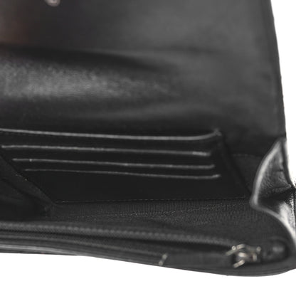 Chanel Lambskin Quilted Flap Card Holder Black 5 of 11