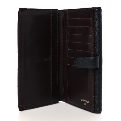 Chanel Caviar Quilted CC French Flap Wallet Black 6 of 11