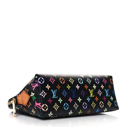 Louis Vuitton Monogram Multicolor Cosmetic Pouch Black Grenade 4 of 9