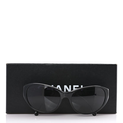Chanel Acetate Collection Bouton Cat Eye Sunglasses 5190 Black 8 of 8