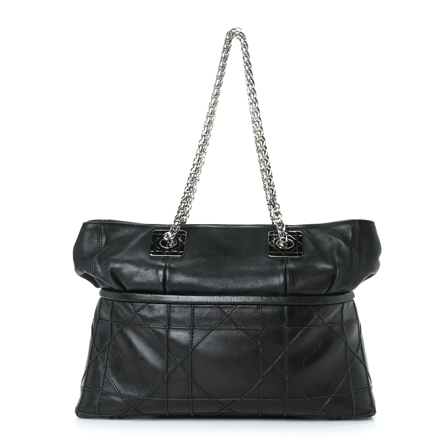 Lambskin Cannage Dior So Dior Tote Black