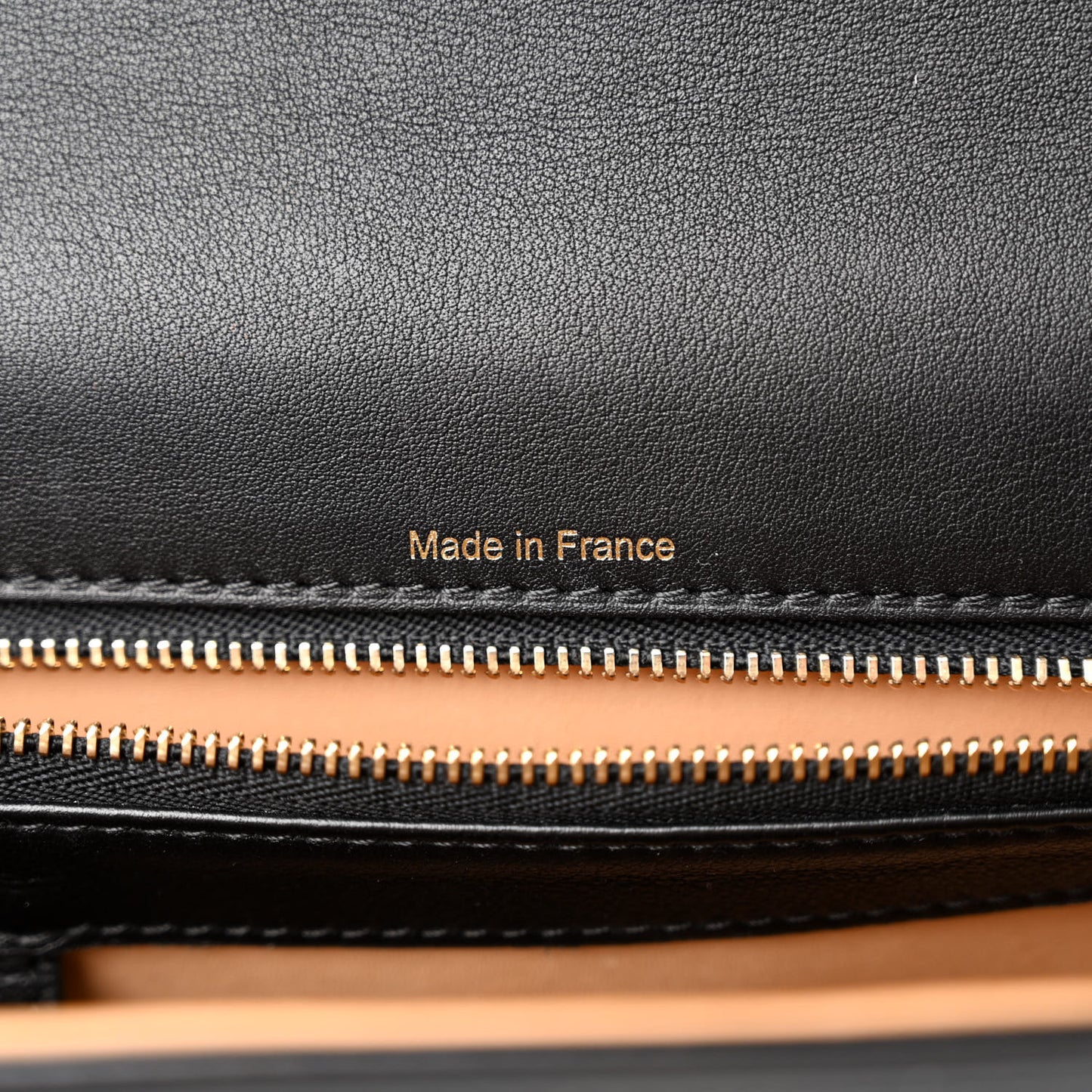 Calfskin MM Tempete Satchel Black