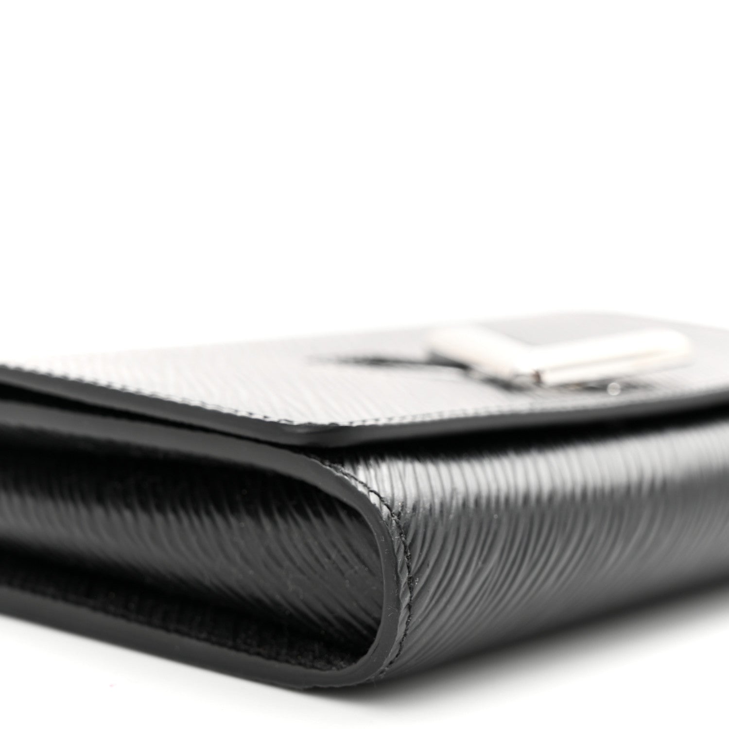 Louis Vuitton Epi Twist Chain Wallet Black 9 of 12
