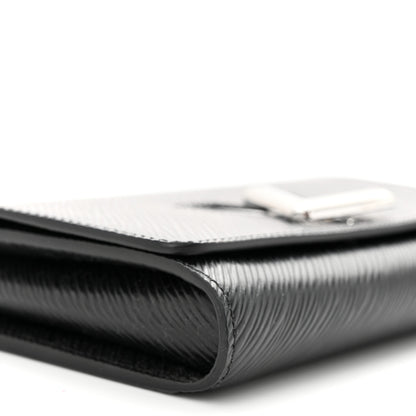 Louis Vuitton Epi Twist Chain Wallet Black 9 of 12