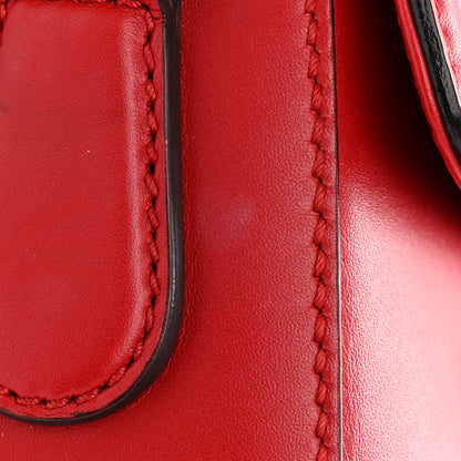 Gucci Ruinart Calfskin Medium Lady Web Shoulder Bag Hibiscus Red 11 of 11