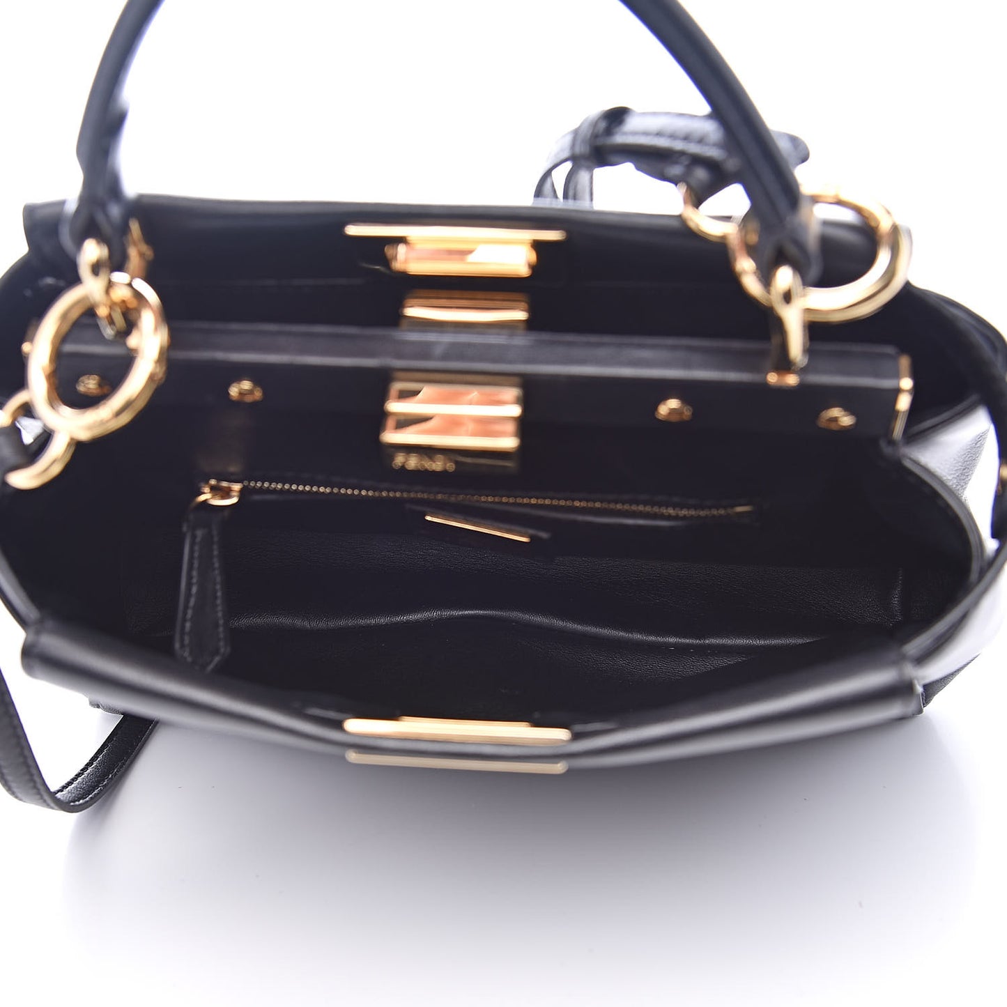 Nappa Mini Peekaboo Iconic Satchel Black
