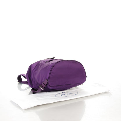 Prada Vela Nylon Saffiano Cinch Backpack Ciclamino 4 of 8
