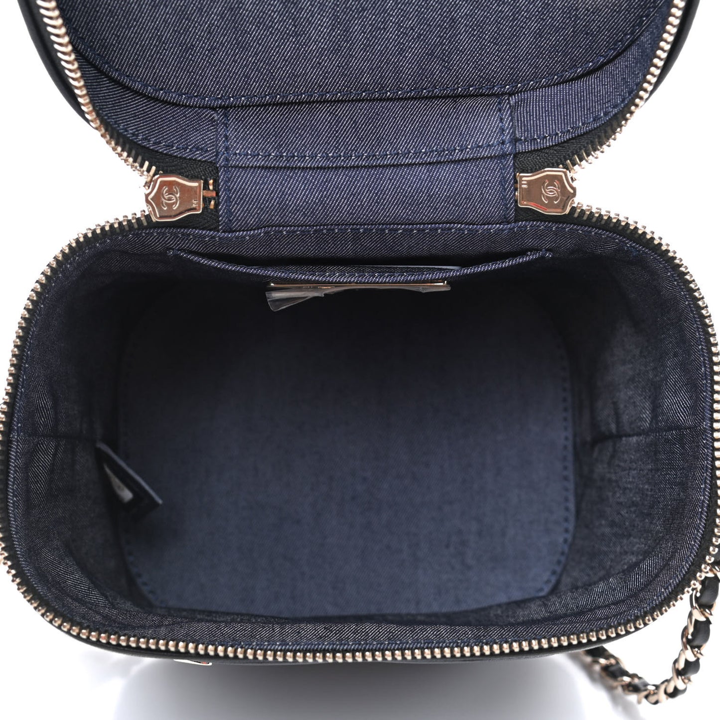 Lambskin Timeless Vanity Cosmetic Case Black