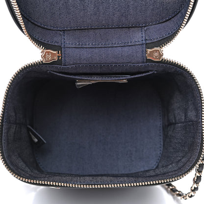 Chanel Lambskin Timeless Vanity Cosmetic Case Black 4 of 4